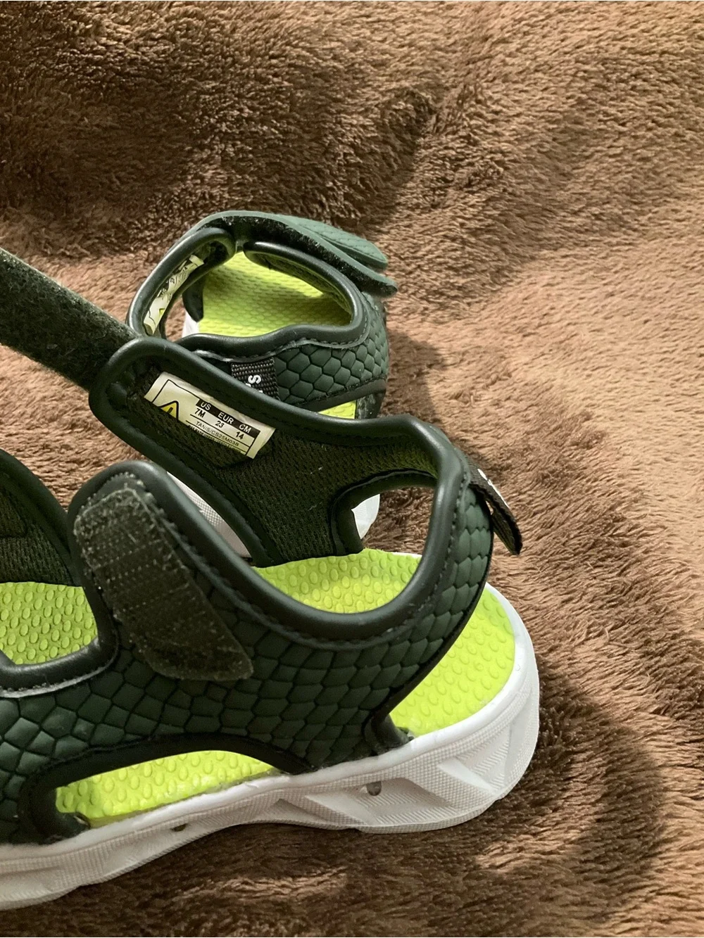 Carter’s Tanis Toddler Light-up Dinosaur Sandals